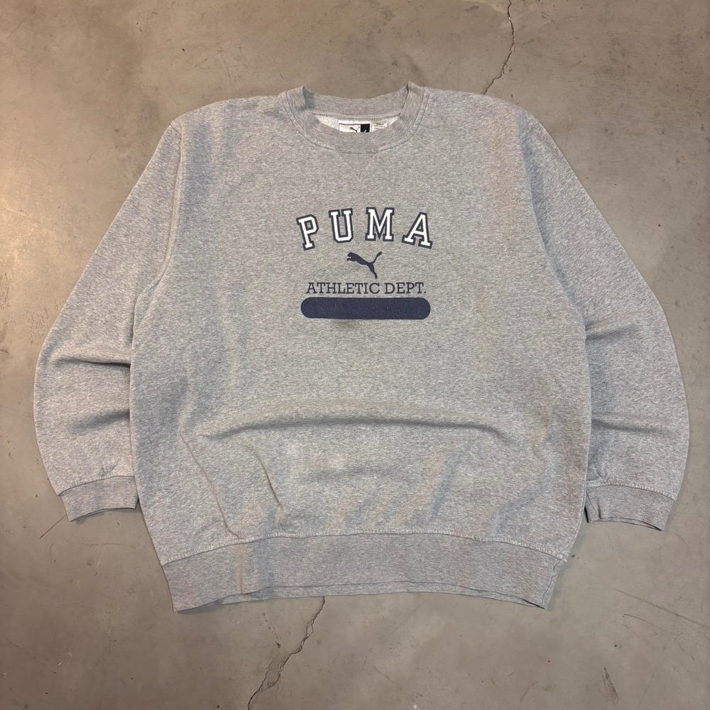 Vintage 90s‎ Gray Puma Crewneck